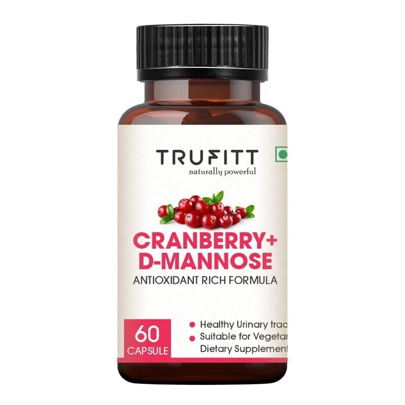 Natural & Organic D-Mannose Antioxidant for Kidney Health 60 Capsules