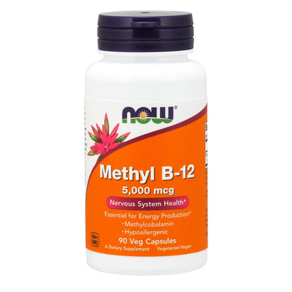 Methyl B-12, 5000 Mcg, 90 Veg Capsules