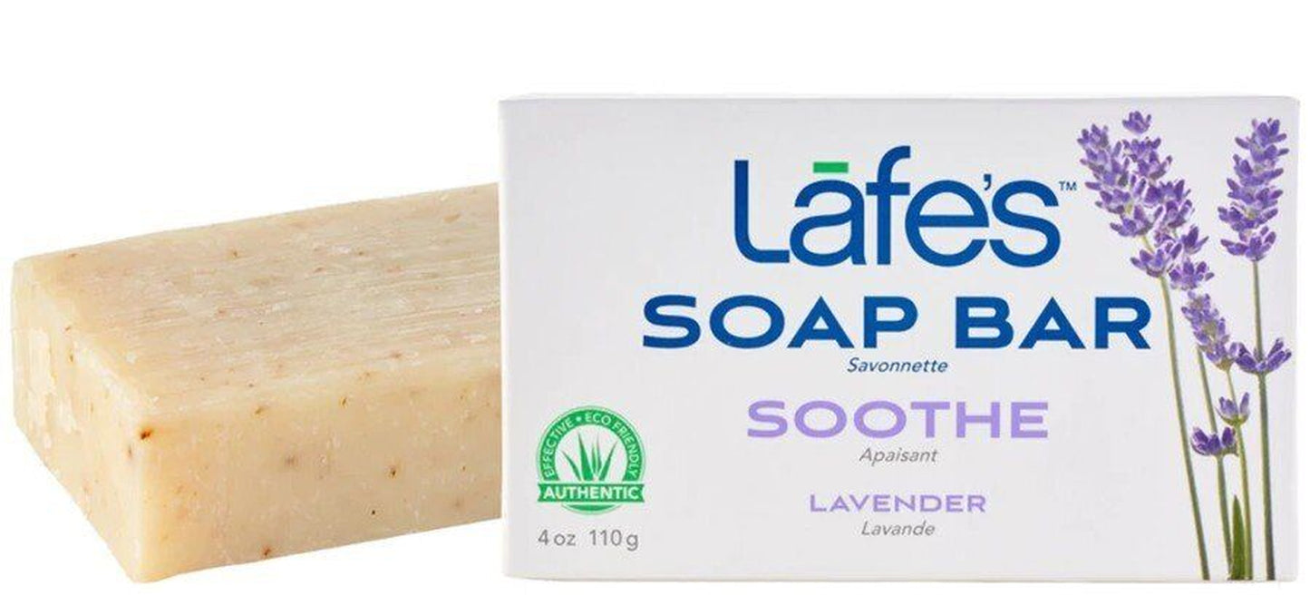 Lafe'S Natural Bodycare Hand Crafted & Cold Processed Soothe Soap 4 Oz Bar Soap