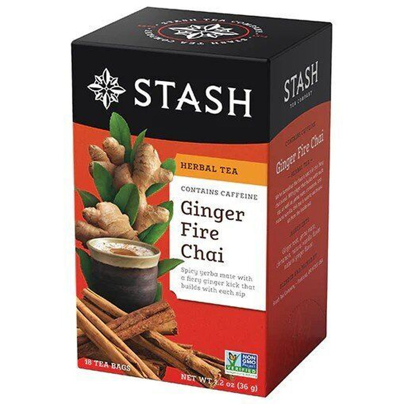 Stash Tea Ginger Fire Chai Herbal Tea 18 Bag