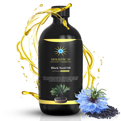 Black Seed Oil, 16 Oz, Glass Bottle, Cold Pressed, All Natural