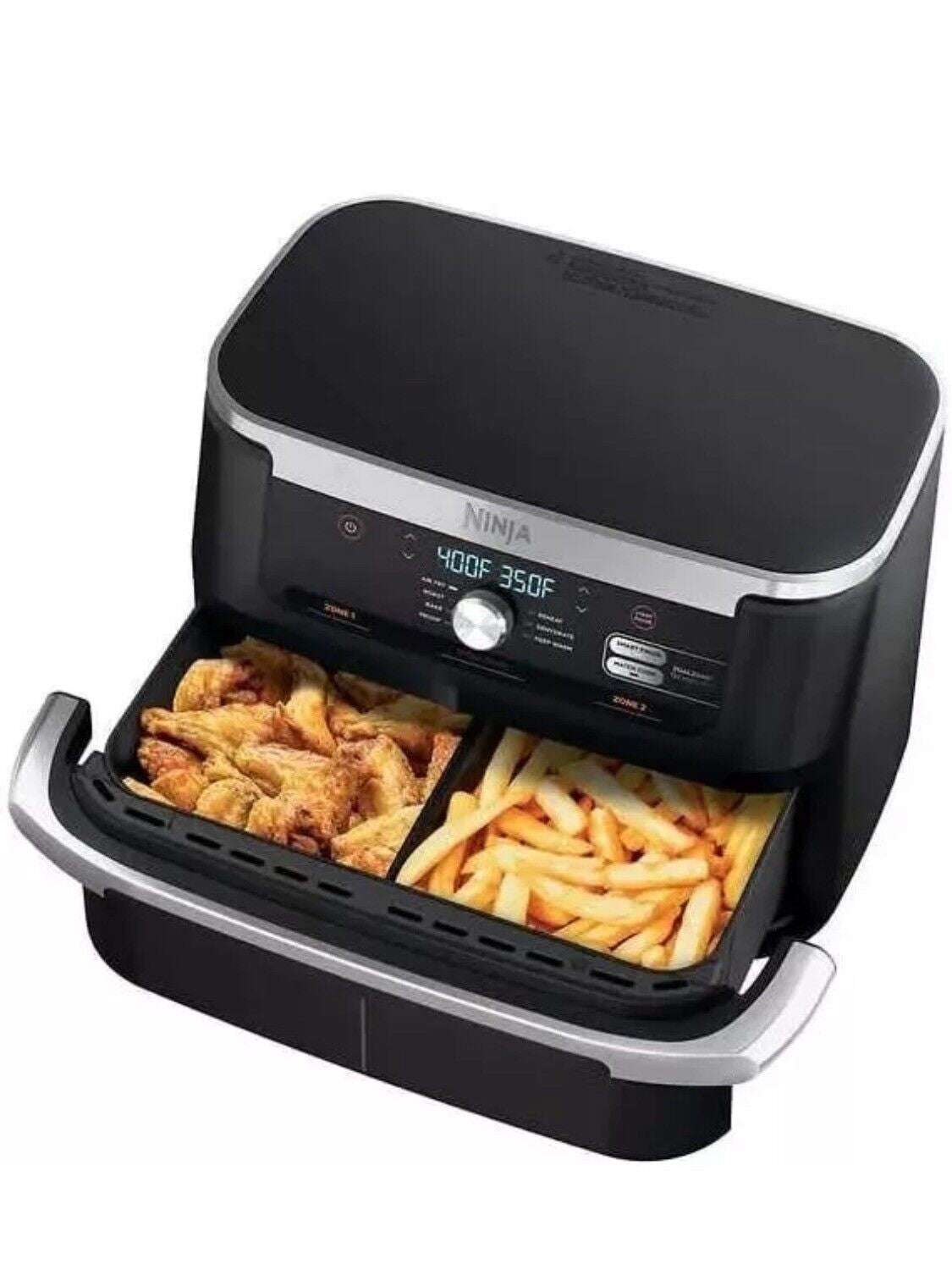 NEW Ninja Foodi 7-In-1 Dualzone Flexbasket Air Fryer with 11-Qt Megazone