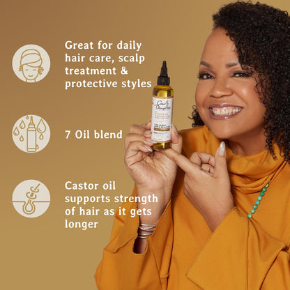 Carol's Daughter Strength 7 Oil Blend Scalp and Hair Oil for Wavy, Coily