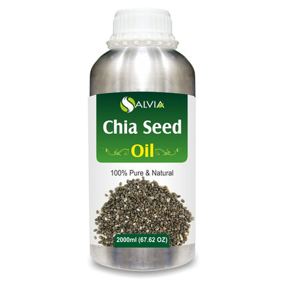 Chia Seed (Salvia Hispanica) 100% Pure & Natural Carrier Oil - [10Ml - 25 L]