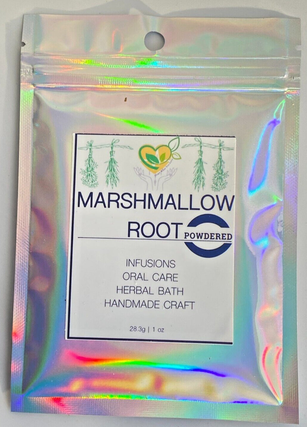 Marshmallow Root Powder Organic Dry Root Herb Natural 28.3G Certified Kosher