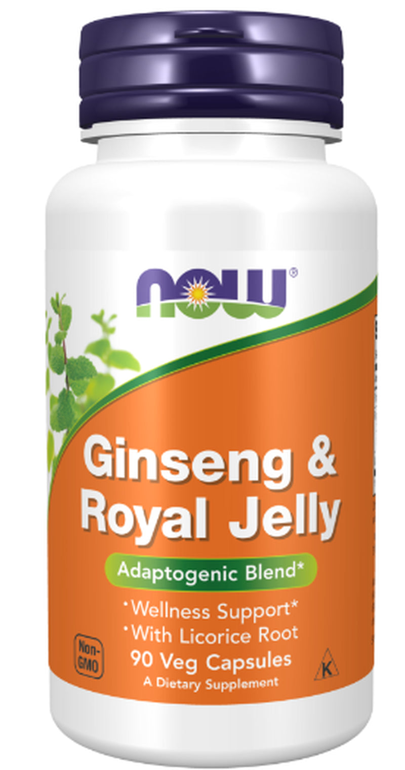 Now Foods Ginseng Royal Jelly, 90 Veg Capsules