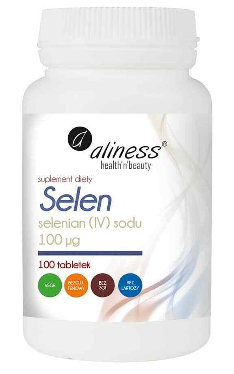 ALINESS Selenium - Sodium Seleniate 100Mcg 100 Tablets