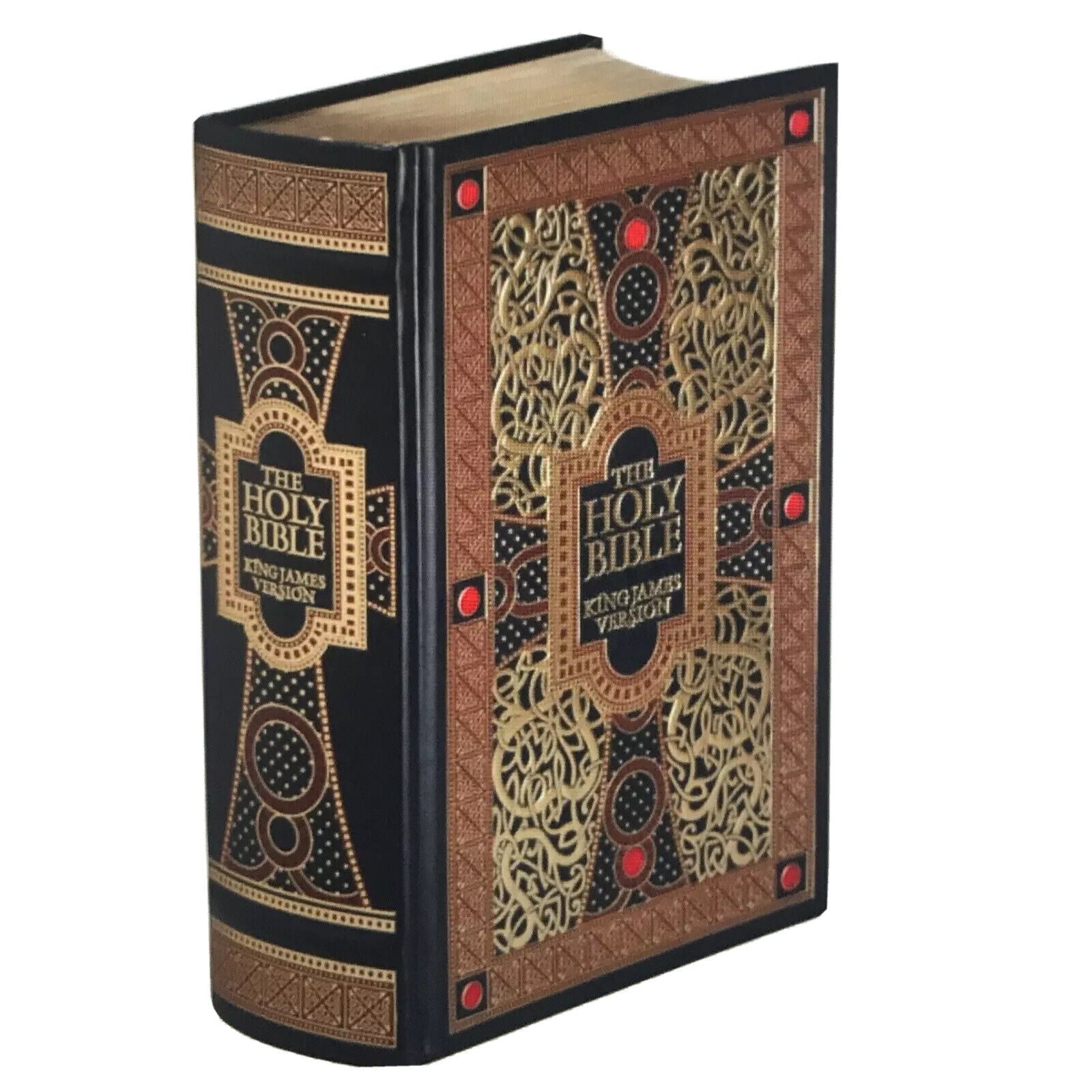 The Holy Bible:  King James Version Gustave Dore Illustrated Leather Bound NEW