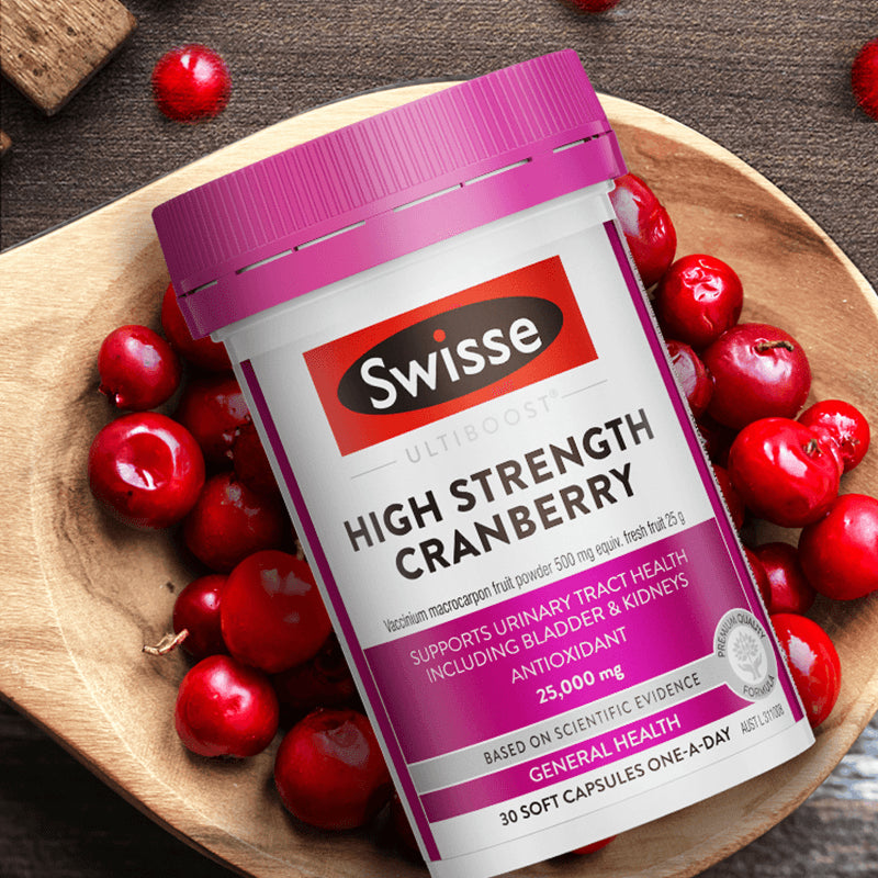 NEW Swisse High Strength Cranberry 30 Capsules Ultiboost