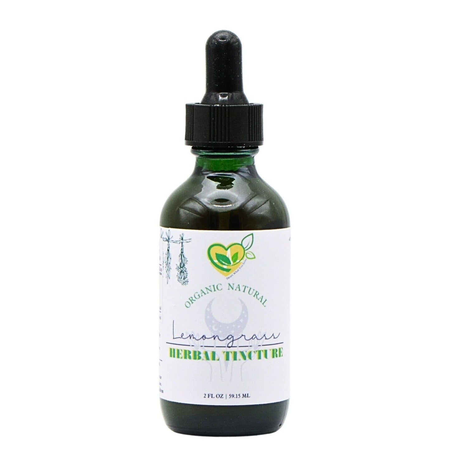 Lemongrass Tincture Power Liquid Herb Drops Natural Organic Weight Loss 2 Oz