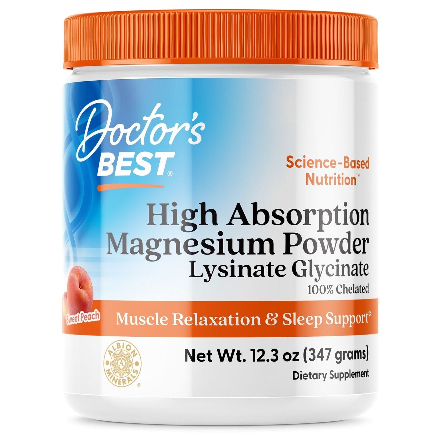 Doctors Best High Absorption Magnesium Powder-Lysinat