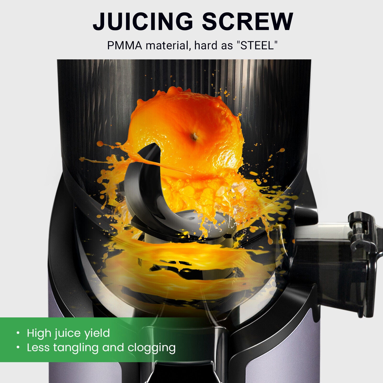 Ventray Slow Masticating Juicer Cold Press Juicer Electric Slow Juicer Machine