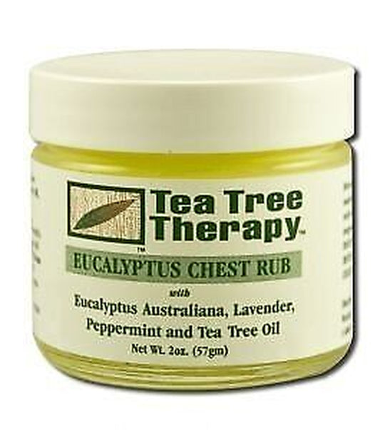 Tea Tree Therapy Tea Tree Therapy Eucalyptus Chest Rub 2 Oz Lotion