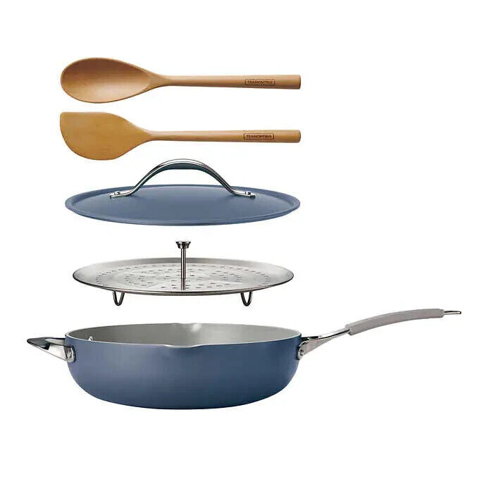 Tramontina All in One plus 5 Pc Set Non-Toxic Ceramic Non-Stick (Blue) - NEW!