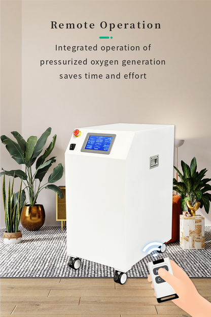 Portable Soft Horizontal Hyperbaric Oxygen Chamber for Home