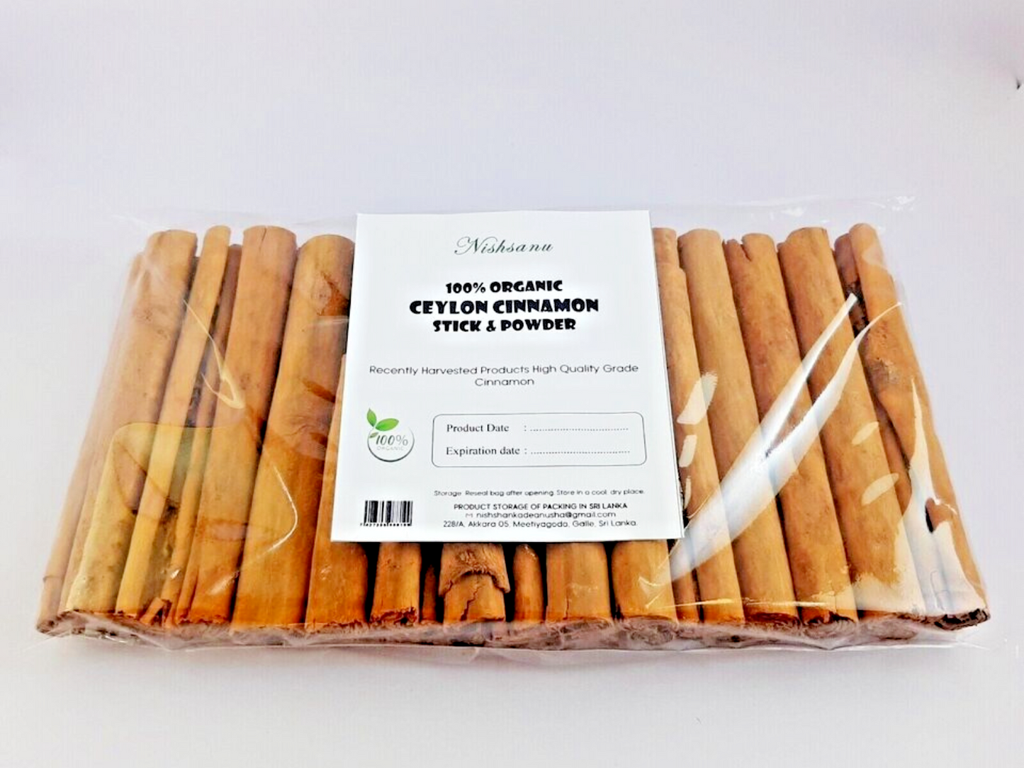 Organic Ceylon Cinnamon Sticks Alba High Quality Grade 100% Pure