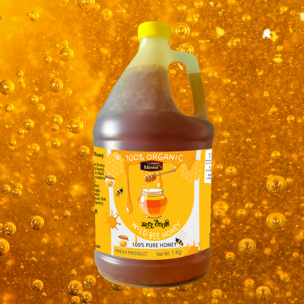 Pure Wild Honey 100% Raw, Unfiltered, and Unheated