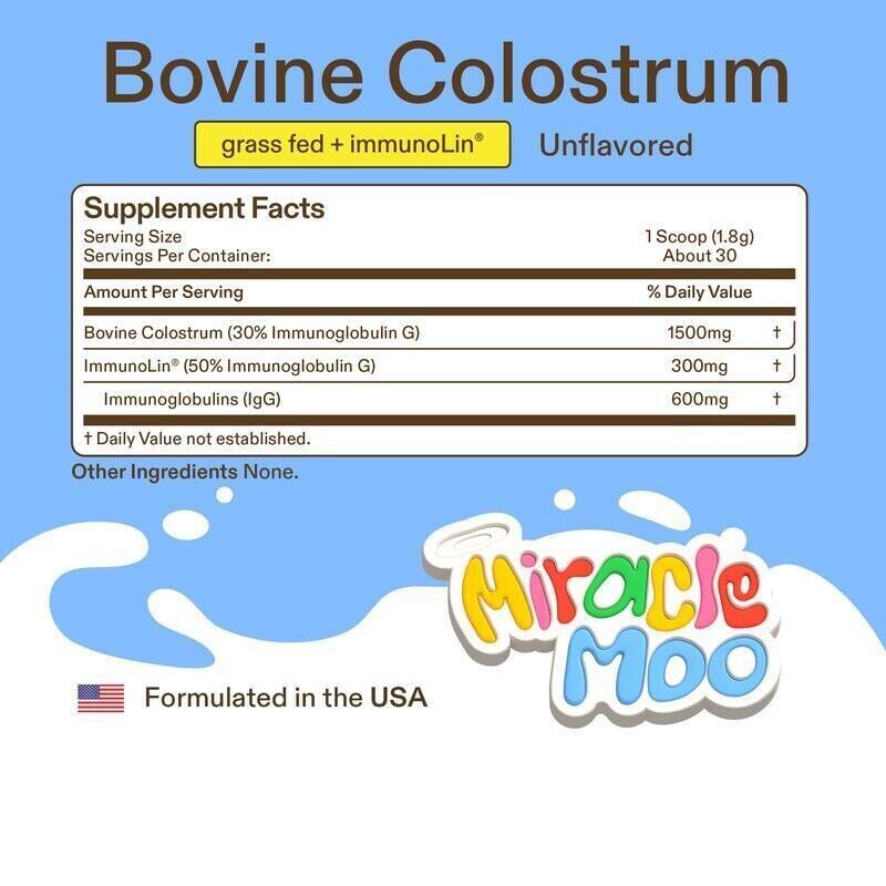 Colostrum Supplement for Gut Health Hair Growth Beauty and Immune Support USA