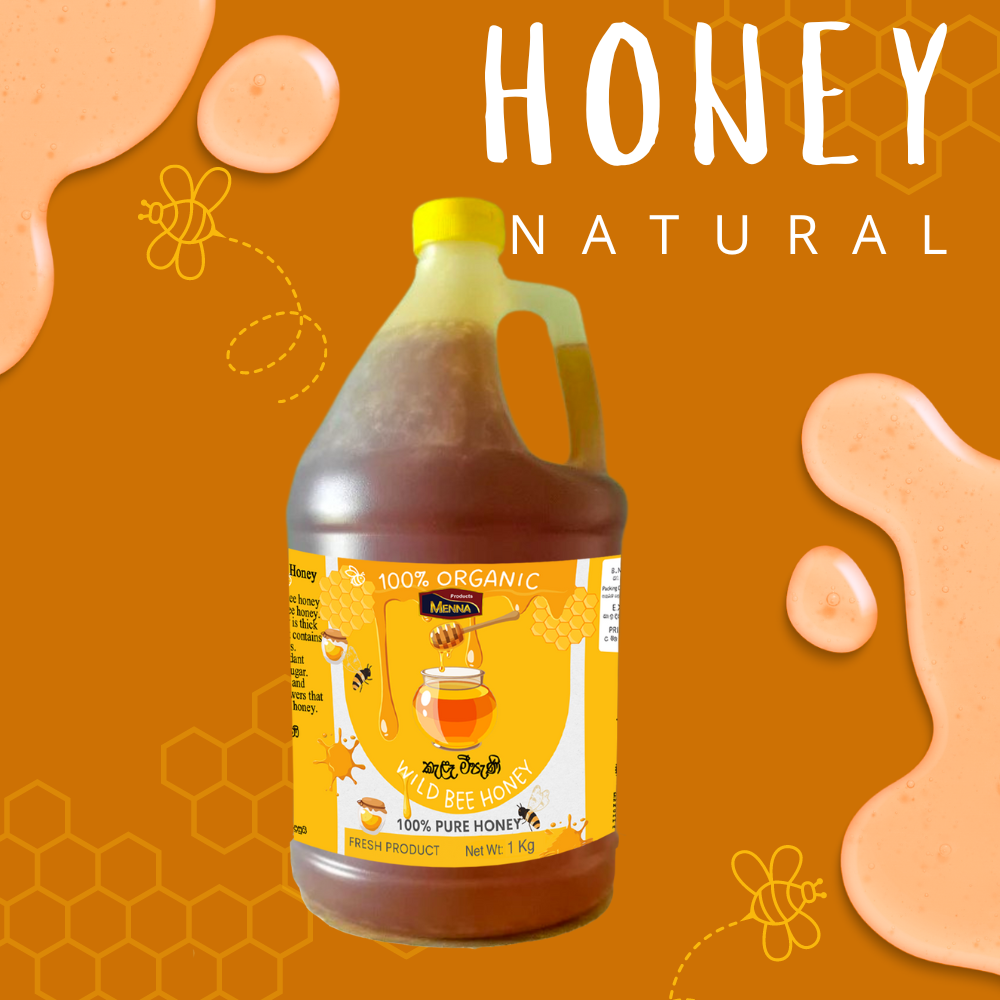 Pure Wild Honey 100% Raw, Unfiltered, and Unheated