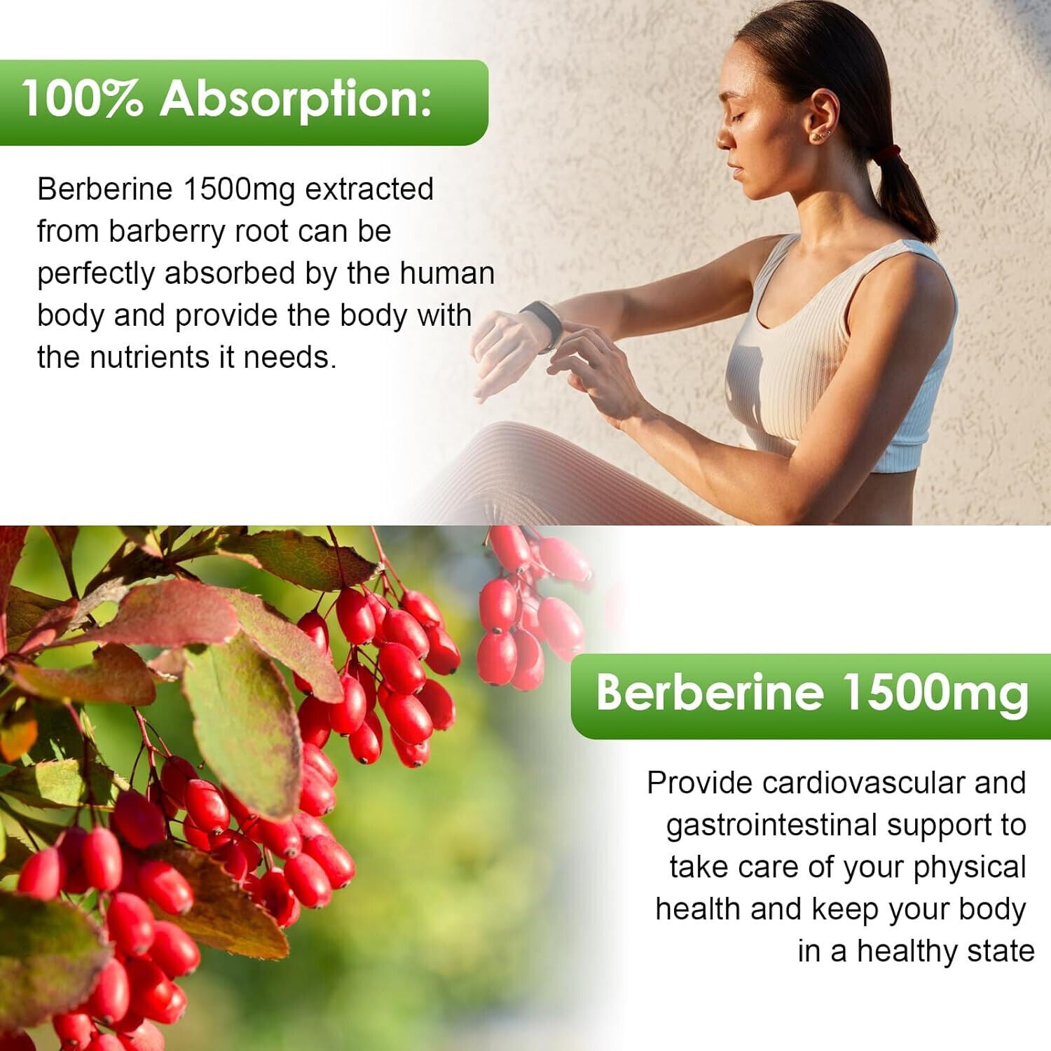 Berberine Supplement Liquid Drops 10-In-1 