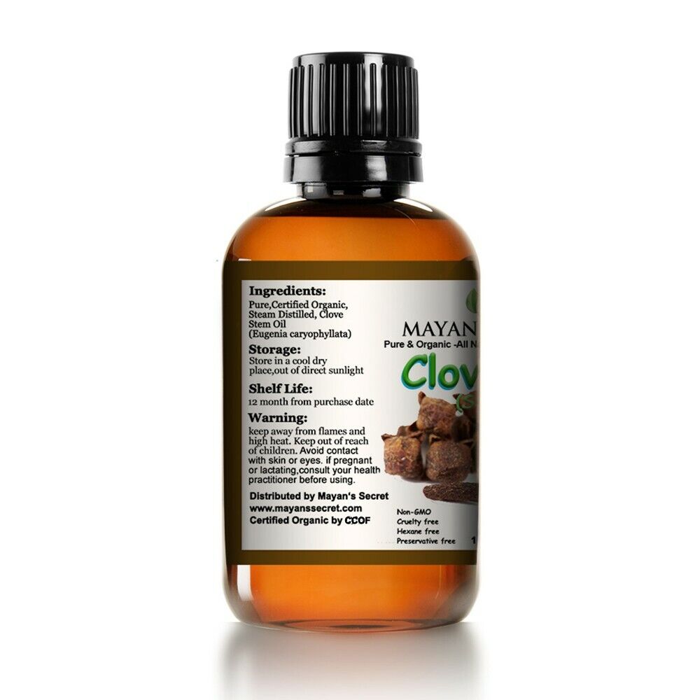 Organic Clove Essential Oil USDA Certified - Aromatherapy Clove Oil 30Ml (1Oz)