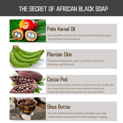 African Black Soap Hand Made