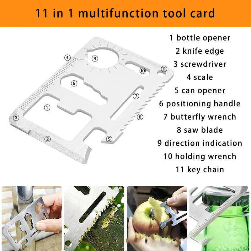 Outdoor Camping Wilderness Survival Emergency Kit Tool Set Equipment Multifunctional 