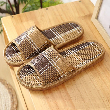 Natural Bamboo Slides/Sandals/ Slippers Rattan 