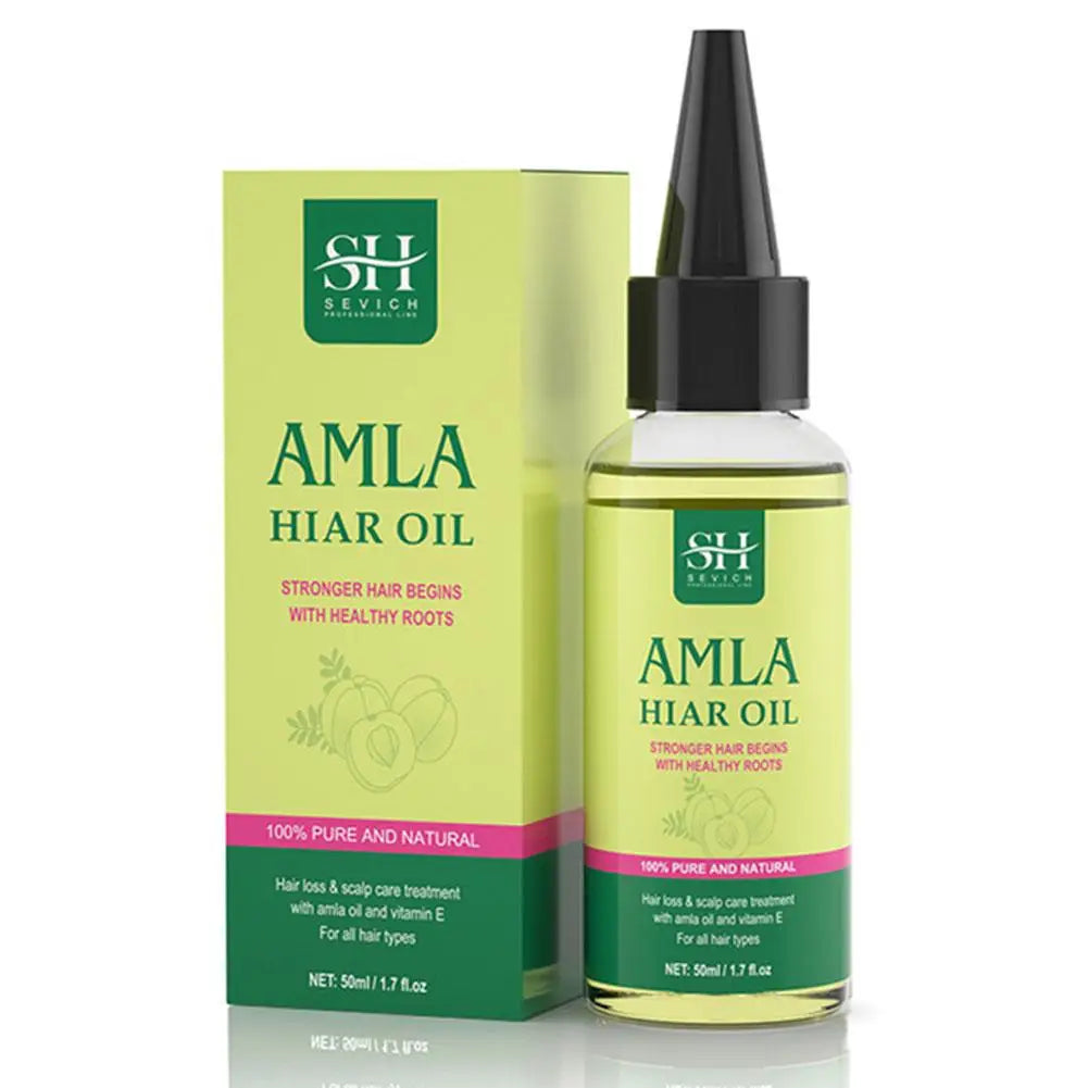 2023 Amla Oil for Hair Growth India Gooseberry Hair Oil anti Hair Loss Scalp Treatment Damaged Hair