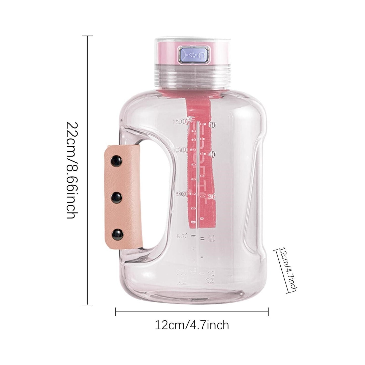 Hydrogen Sports Water Bottle 1.5L Hydrogen Water Generator