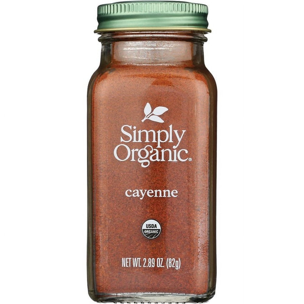 Organic Cayenne Pepper, GMO Free, 2.89 Oz Bottle