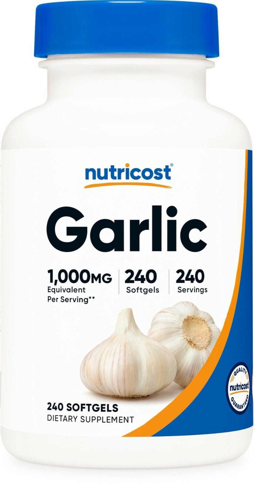 Garlic 1000Mg, 240 Softgels - Premium, High Potency, Gluten Free