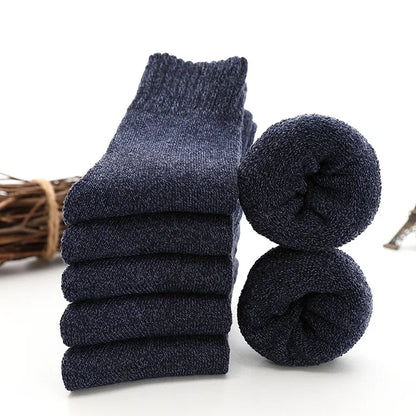 Thick Wool and Cotton Thermal Socks (5 pack)