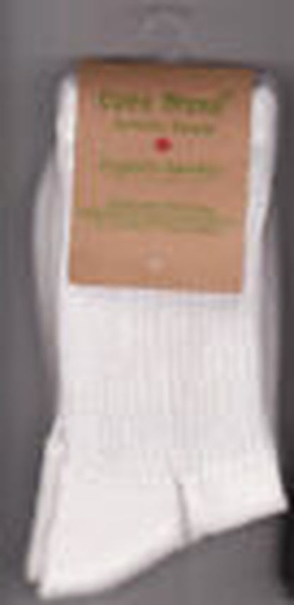 Organic Bamboo Womens Diabetics Crew Socks 4 Pack -Canadian