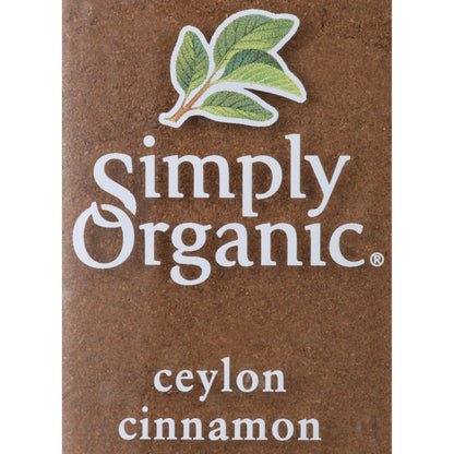 Organic Ground Ceylon Cinnamon, GMO Free 2.08 Oz Bottle