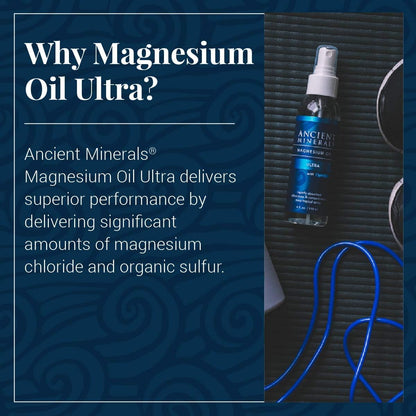 Magnesium Oil Spray Ultra with MSM, High Concentration Topical 