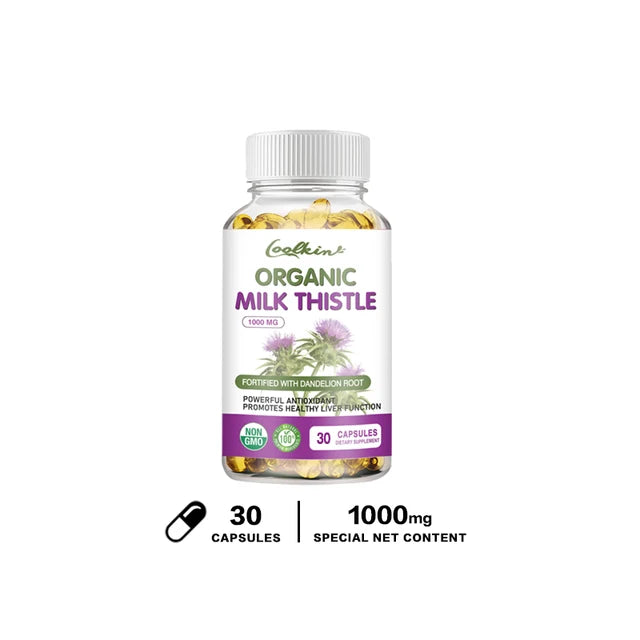 Milk Thistle 1000 Mg Silymarin and Dandelion Root