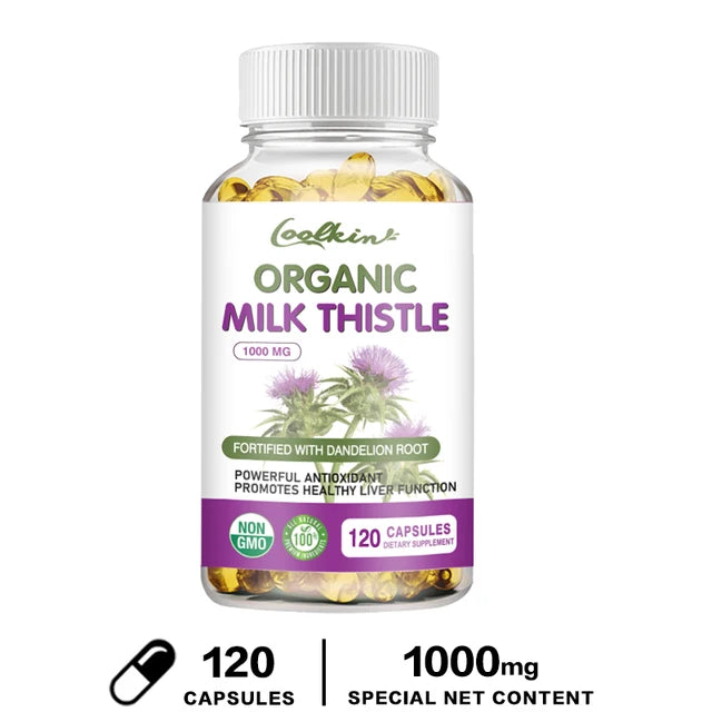 Milk Thistle 1000 Mg Silymarin and Dandelion Root