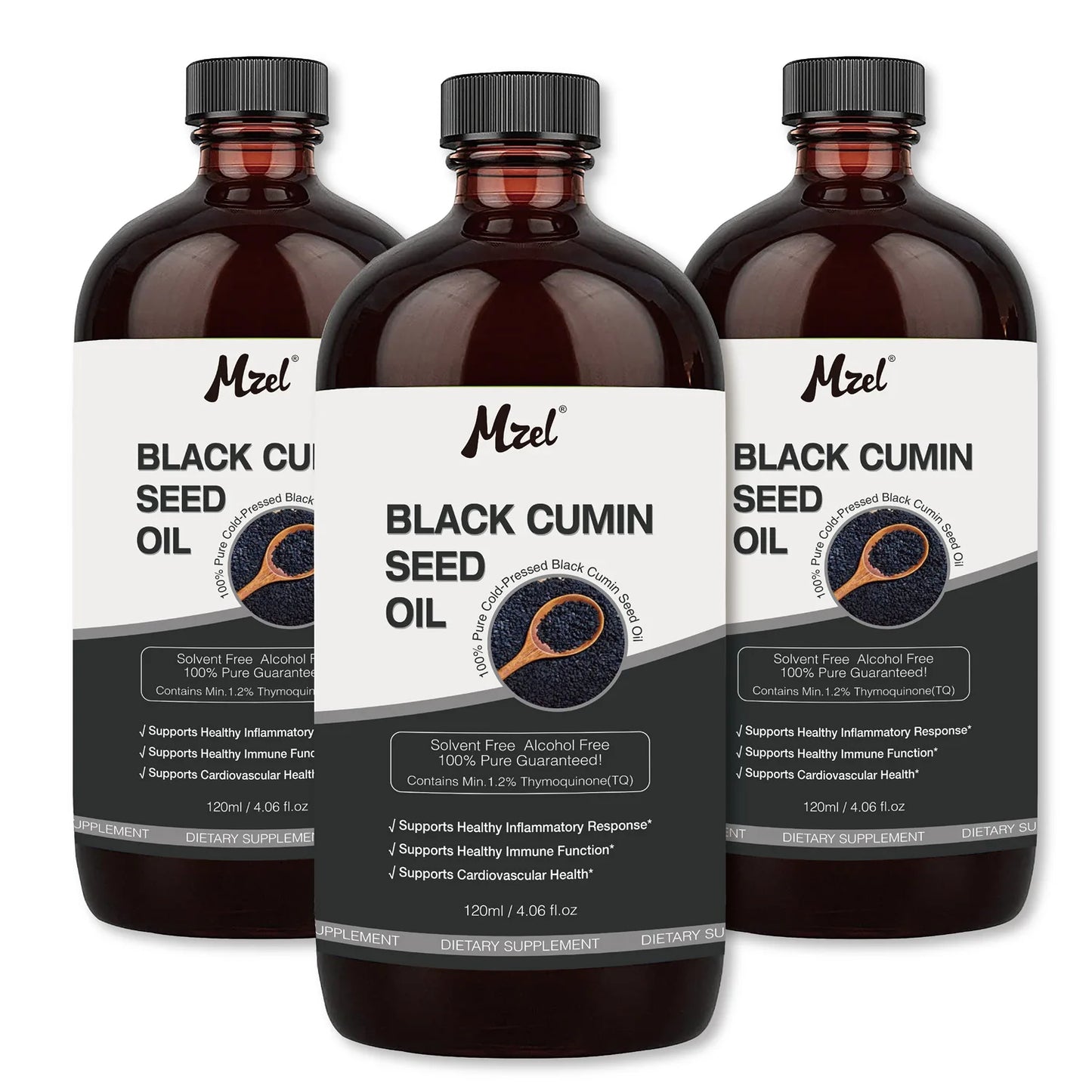 Organic Black Seed Oil for Face - 100% Pure Cold Pressed Black Cumin Seed Oil