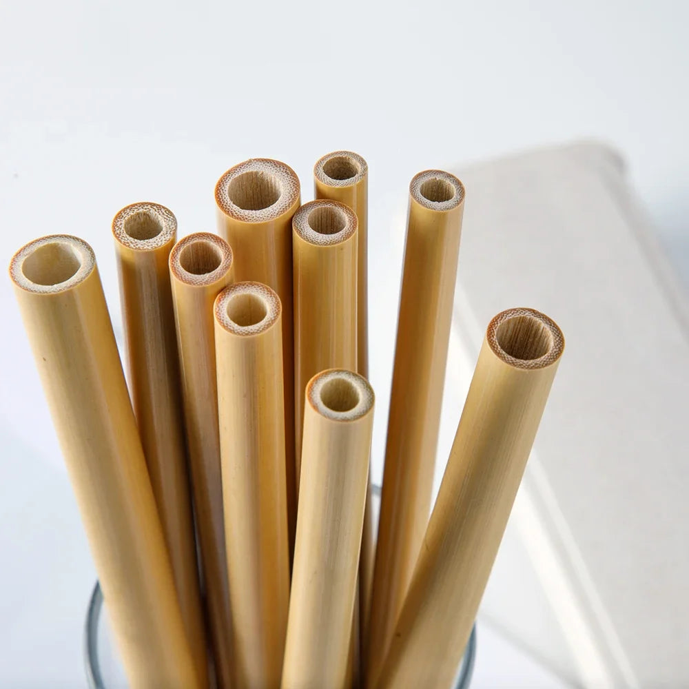 Reusable Bamboo Drinking Straw Eco-Friendly 