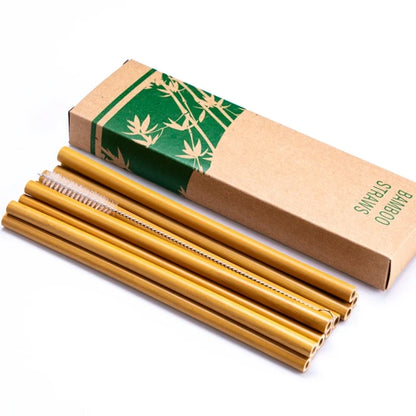 Reusable Bamboo Drinking Straw Eco-Friendly 