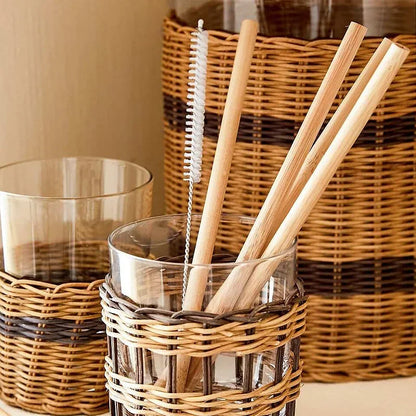 Reusable Bamboo Drinking Straw Eco-Friendly 