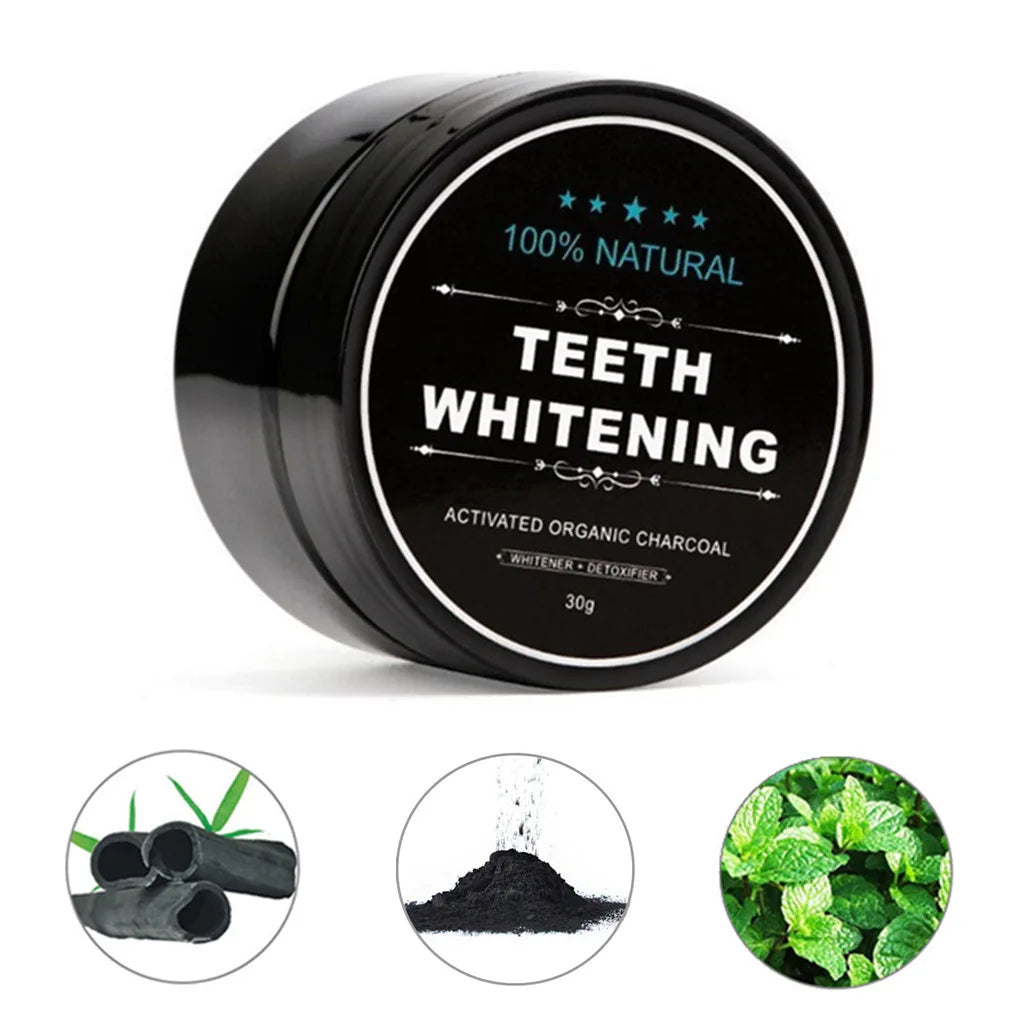 Natural Activated Charcoal Tooth Whitening Powder