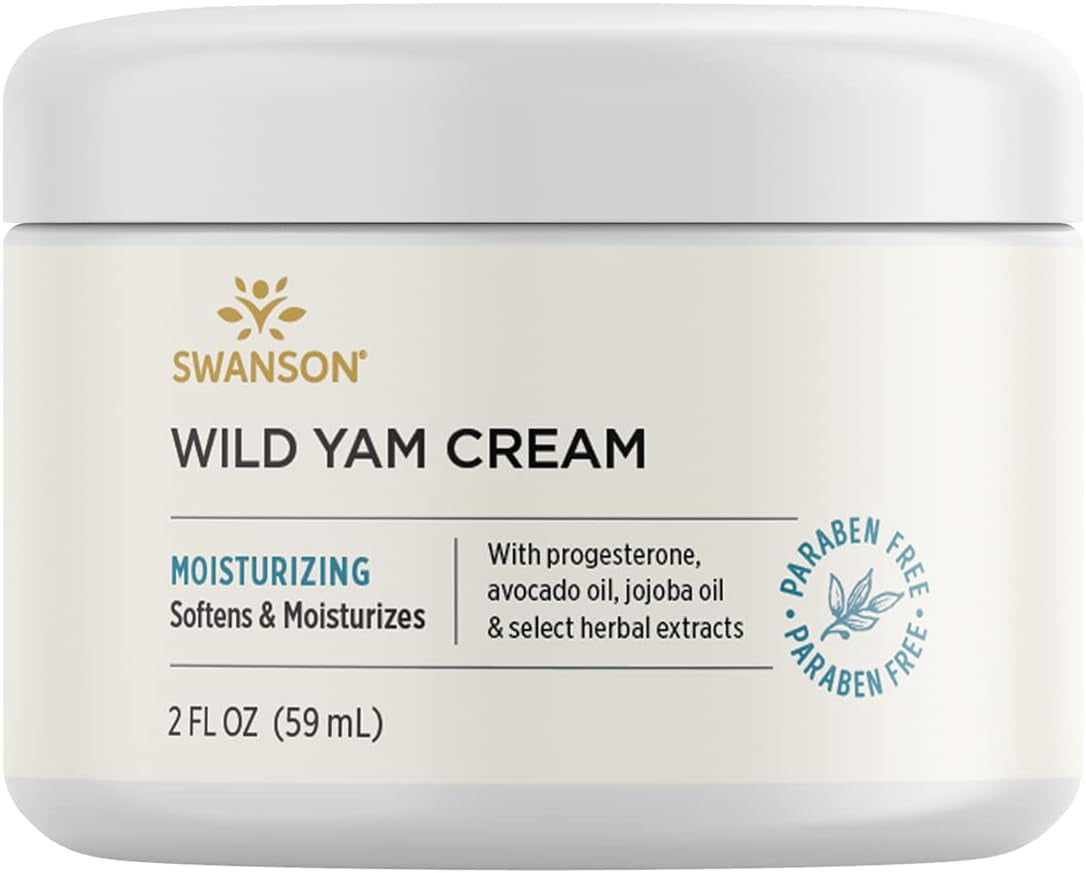 Wild Yam Cream - Formula for Women Promoting Perimenopause & Menopause Support - Women'S Health Balm W/No Parabens for Comfort & Wellness - (2 Fl. Oz. Jar)