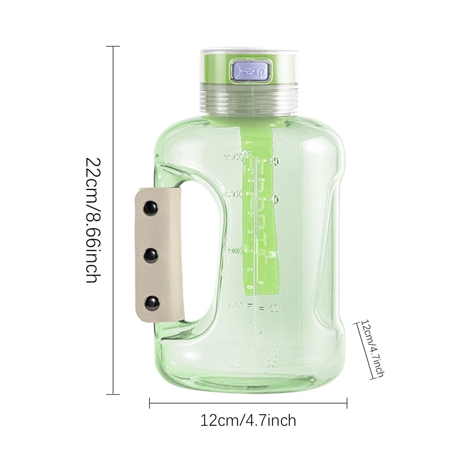 Hydrogen Sports Water Bottle 1.5L Hydrogen Water Generator