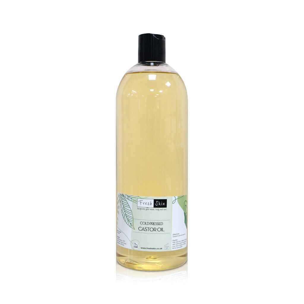 1 Litre Castor Oil 100% Pure Cold Pressed (1000Ml)