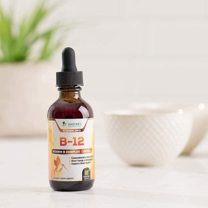 Vitamin B12 Sublingual Liquid Drops (Natural Energy Booster )