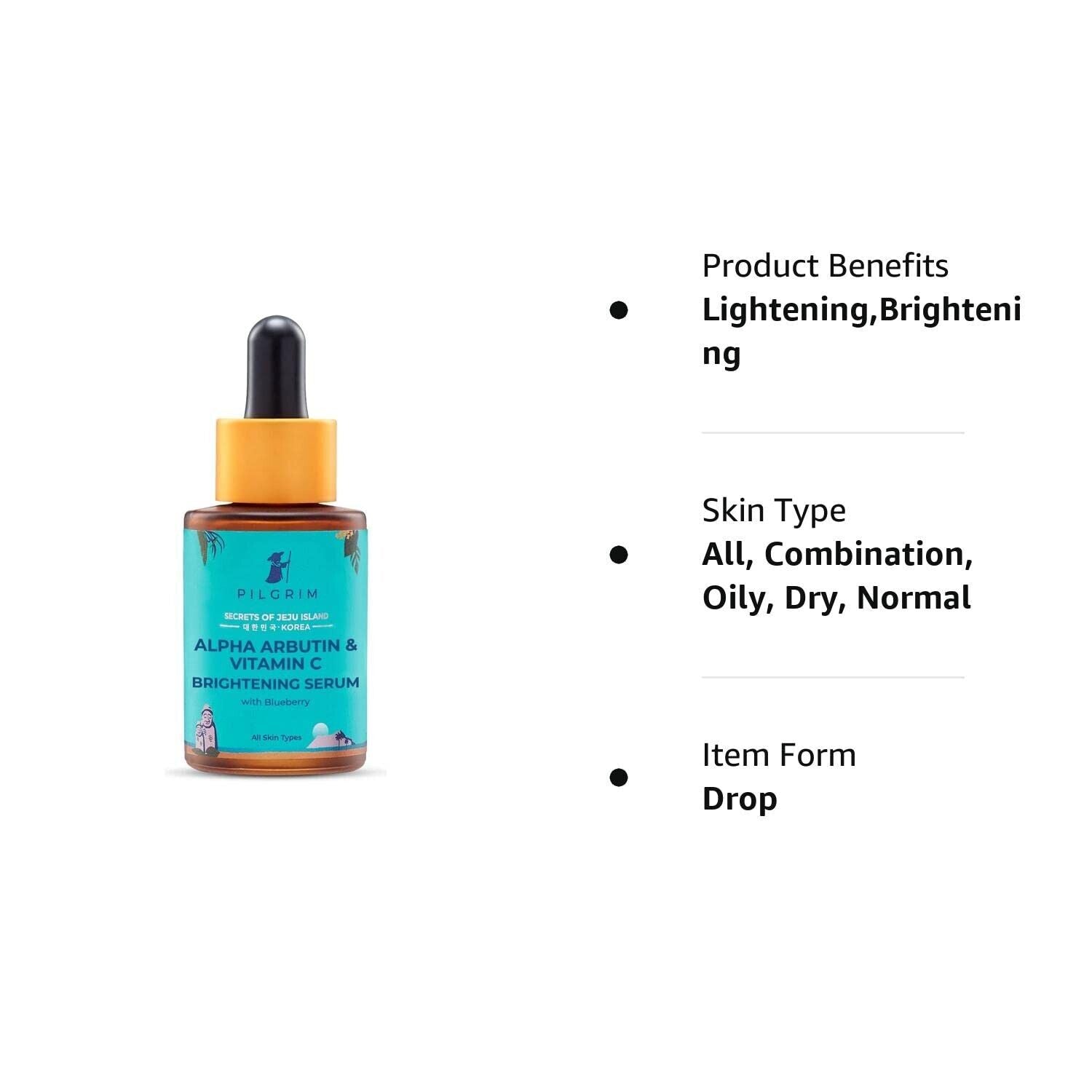 Alpha Arbutin & Vitamin C Brightening Skin Face Serum (30Ml)